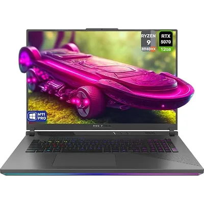 ASUS ROG Strix G18 G815LP-XS97 — Gaming laptop with Intel Core Ultra 9 275HX, 32GB RAM, 18-inch 240Hz display
